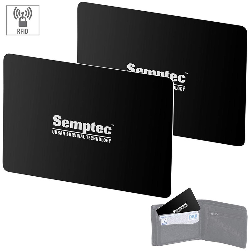 Semptec Urban Survival Technology Card Protection: Set of 2 RFID