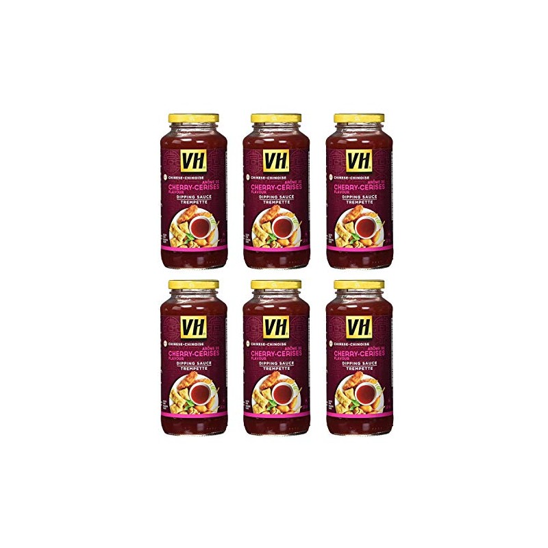 VH Cherry Dipping Sauce, 341ml/11.5oz, 6-Jars {Imported from Canada}