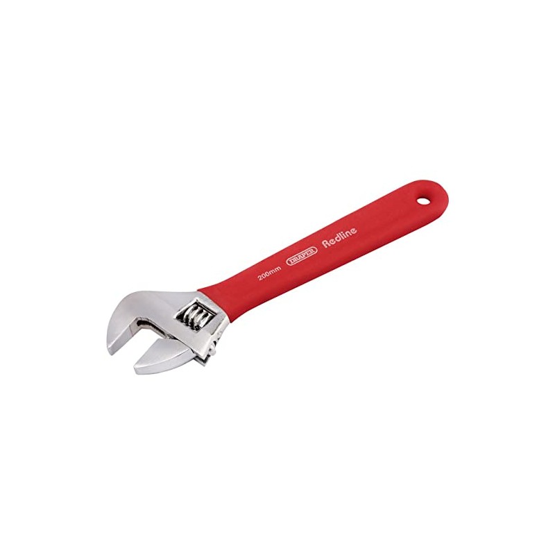 Draper Redline 67590 200 mm Soft Grip Adjustable Wrench