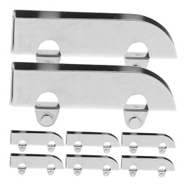 TOYMYTOY 8pcs 5mm Glass Door Roller Pulley Stainless Steel Pulley Sliding Door Cabinet Hardware Sliding Door Replacement Part for Display Cabinet