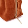 Francfranc Velour Pleated Stand Pouch, orange