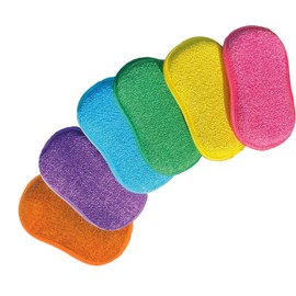 EPONGENIO 5+1 FREE - MYBO TV - 5 Sponges + 1 Free Double-Sided Reusable - Machine Washable - Scratch Resistant and Various Surfaces - Multicoloured - 11 cm x 17 cm