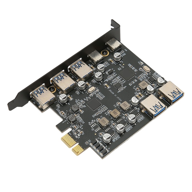 PCI E to USB Expansion Card 7 Ports 5Gbps USB
