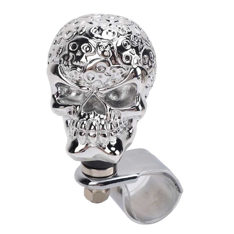 Skull Steering Wheel Turn Knob 3cm Diameter Turn Knob Spinner
