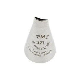 PME Seamless Stainless Steel Medium Petal Supatube for Left Handed Use no. 57L, Silver, 1.72 x 1.72 x 3 cm