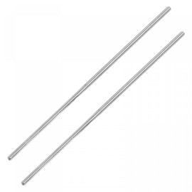 uxcell Chucking Reamer, 1mm C3/K10 Tungsten Carbide H7 Accuracy Lathe Machine Reamer 3 Straight Flutes Milling Cutter, 2pcs