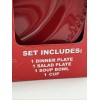 Emeril's Emeril Bistro Red 4 Piece Place Setting Dinner /