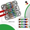 RedStar24 4x Cat6A Universal Network Socket with 2x RJ45 Ports