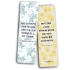 NewEights Christian Religious Novelty Theme Bookmarks (2-Sets X 6 Cards)
