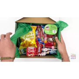 Chattering Chimps College Care Package. Popcorn, Chips, Bars, Cookies, Candy, Snack Box, 40 Count