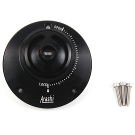 Arashi CNC Keyless Fuel Tank Gas Cap for Yamaha MT10 MT-10 / MT07 FZ07 MT-07 FZ-07 / MT09 / FJ09 Tracer/MT-09 SR / FZ09 FZ-09/ MT03 MT01 / XJ6 XJ600 DIVERSION Motorcycle Accessories Black