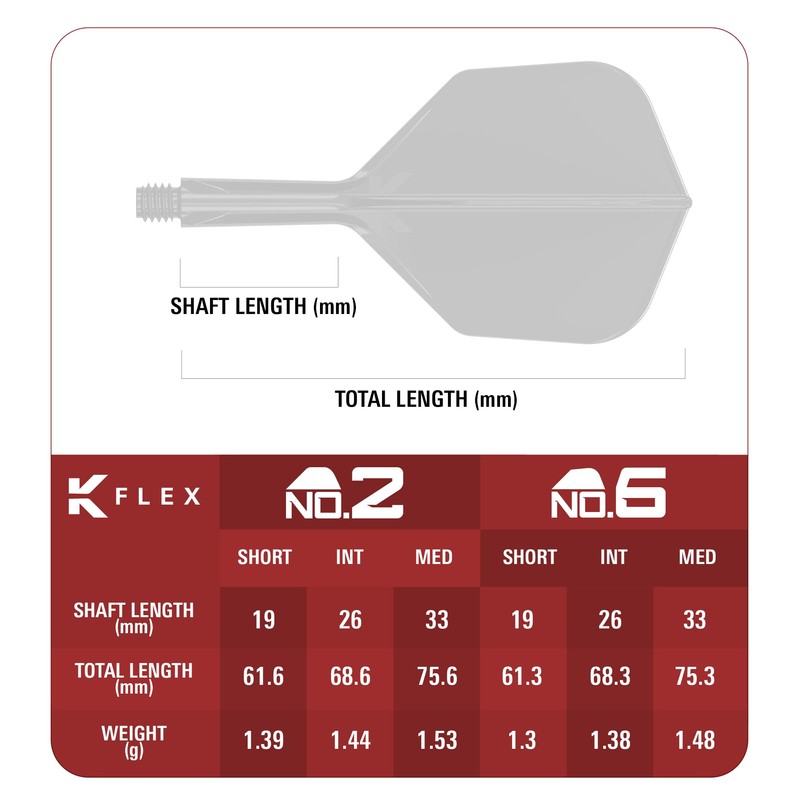 Target Japan Rising Sun K Flex Dart Flights and Shaft