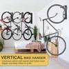 Laxama Bike Rack for Garage Wall Mount 4 Pack Vertical