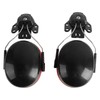 2Pcs Hard Hat Attachment Earmuff Noise Reduction Angle Adjustable Telescopic