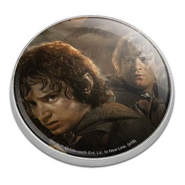 GRAPHICS & MORE The Lord of The Rings Frodo and Sam Characters Golfing Premium Metal Golf Ball Marker