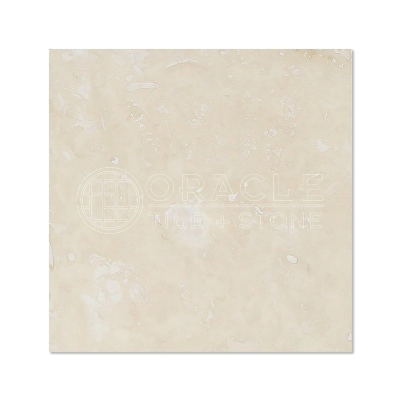 Ivory (Light) Travertine 4 X 4 Field Tile, Filled &