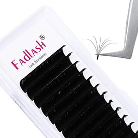 FADLASH Volume Lash Extensions 0.05 DD Curl Easy Fan Volume Lashes 0.03 0.05 0.07 C D DD Length Single 10-25mm Mix-8-15mm 15-20mm 20-25mm (0.05-DD,12mm)