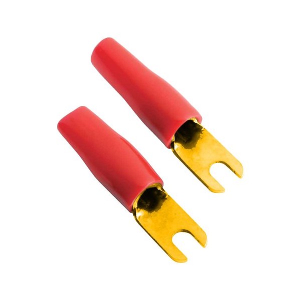 Xscorpion BS8R 10 Pack of 8 Gauge Gold-Plated Red Barrier