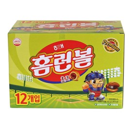 Haitai No. 1 Korean Snack / Cracker / Candy (Homerun Ball (1.62oz, 46g), 12 pack)
