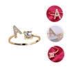 Elegant Female Ring Creative Adjustable Ring Fashion Finger Accessory for
