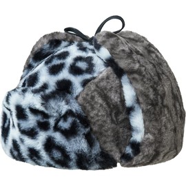 Kangol Wild Fur Trapper - Iced Lilac/Coal/S