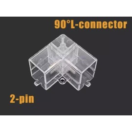 21 REPLACEMENT PARTS Hexagon LED Light Honeycomb Hex 8x16 2 Contact Y V T 90 Bar - Square Corner Connector 90 degree