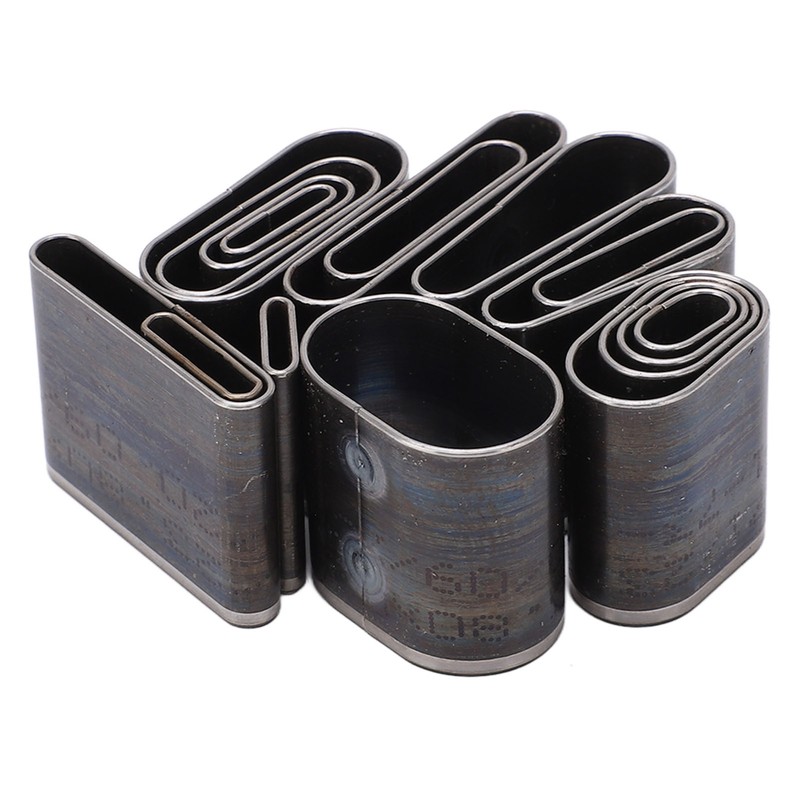 17 Pcs Oval Leather Punching Die Set Mold Cutting Kit