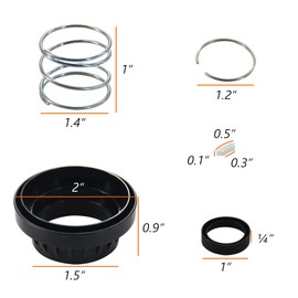 GYOFFULL WP285170 Dishwasher Faucet Adapter 285170 Collar Kit fit Replacement for Whirlpool Replace 3249 AH334438 PS334438