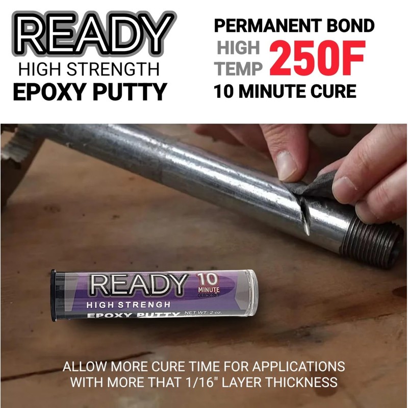 ACMAXPRO Ready High Strength Epoxy Putty, 10 Min Quick Set,