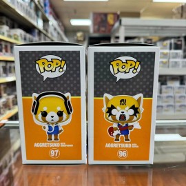 Funko Pop! AGGRETSUKO! SET OF 2 AGGRETSUKO with Headphones & Guitar Vinyl Figure