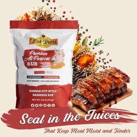 Fat Boy BBQ Premium All Purpose Rub 5 lb Bag - Great on Pork, Beef, Poultry, Chicken, Seafood and More