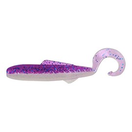 Bobby Garland Swimming Minnow Soft Plastic Crappie Fishing Lure, Fishing Gear and Accessories, 2", Pack of 15, Purple Mist