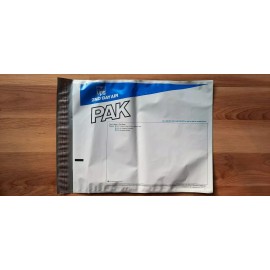 Vintage United Parcel Service UPS 2nd DAY AIR PAK Old Logo Poly Shipping Bag