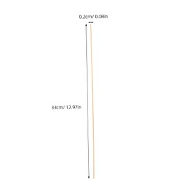 TEHAUX 6Pcs Bamboo Strips for Crafting Multi Functional DIY Projects Wide and Long Bamboo Weaving Material for Basket Making and Creative