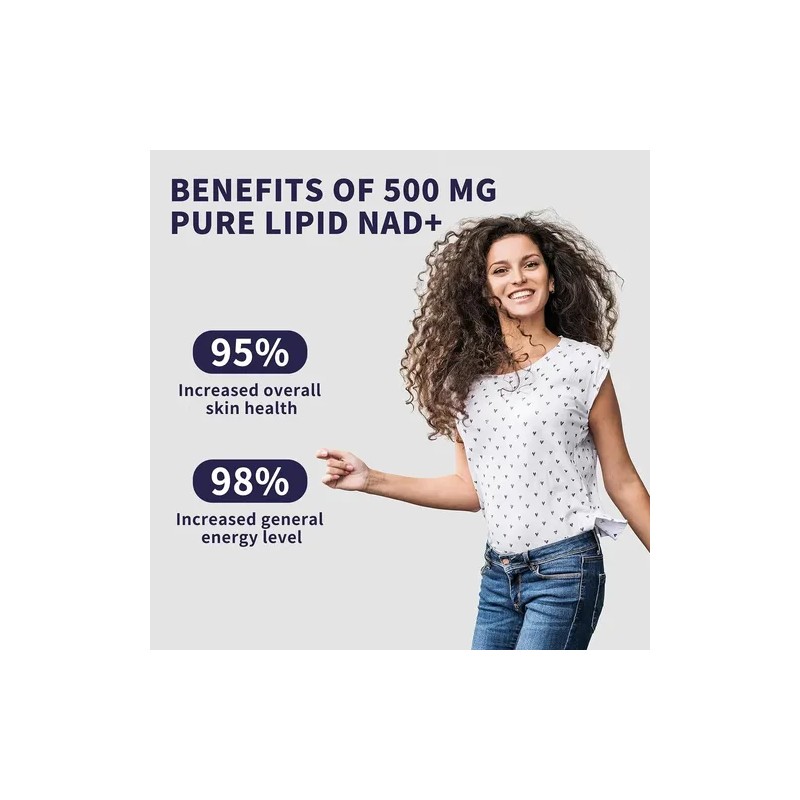 Suplemento Líquido Nad 500mg Para Mujer 60ml Hecho En Usa