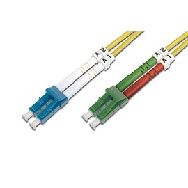 Digitus LC/LC 9/125µ 2 m – fibre optic cable (LC, LC, Male/Male, 2 m, 3 mm)
