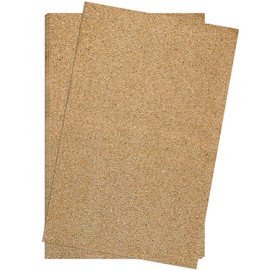 Tierecare 20 PCS Bird Cage Liners, 17" x 11" Gravel Paper for Parrot Beak & Claw Care Sea Sand Sheets Pet Bird Bedding Accessories for Cages