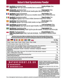 Natures Root Premium Gynostemma Powder 250g - Adaptogen | Jiaogulan Supplement | Longevity Tonic | Anti-Fatigue Herb