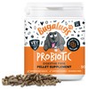 Bugalugs Dog Fibre Supplement Pellets with probiotics for dogs, kaolin