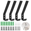 Batheidon Set of 4 hooks for acoustic panels, coat hooks,
