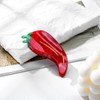 Funny Pepper Hair Clip,Acetate Claw Clips,Cute Food Hair Clips for