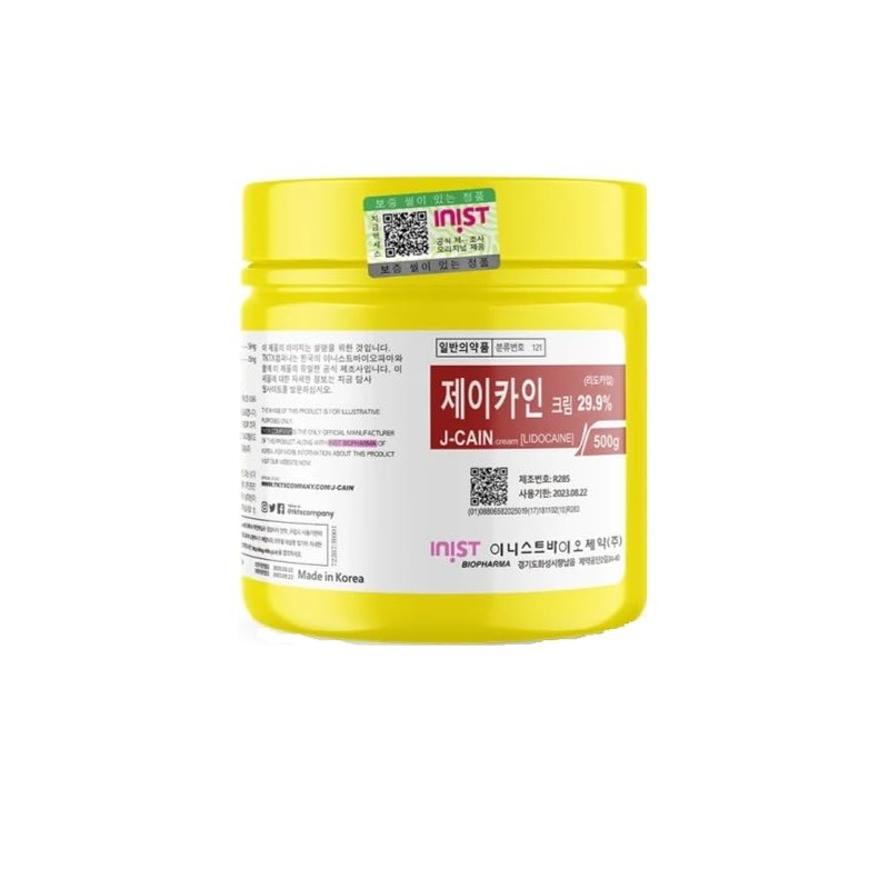 Crema Anestésica para Tatuaje y Microblading, 500g, 29.9%