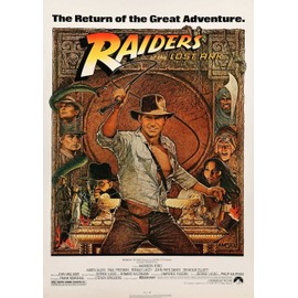 OMG Printing Indiana Jones Raiders Of The Lost Ark Harrison Ford Poster/Print/Picture Satin Photo Paper - A0-841mm x 1189mm