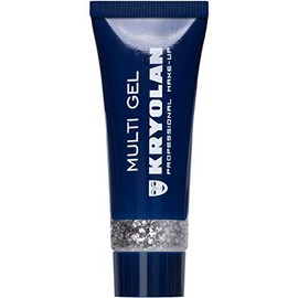 Kryolan Multi Glitter Gel Coarse 10 ml Silver