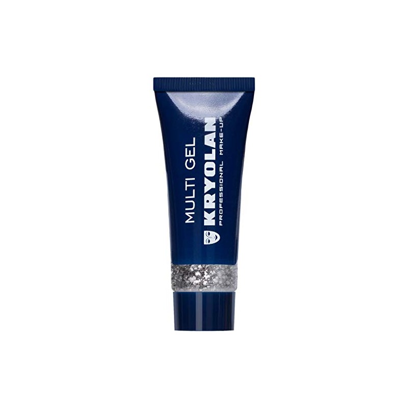 Kryolan Multi Glitter Gel Coarse 10 ml Silver