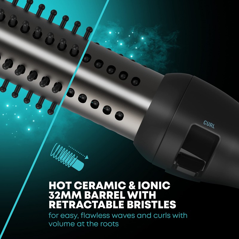 Revamp Progloss Ceramic Volume and Wave Brush - 32mm Ceramic