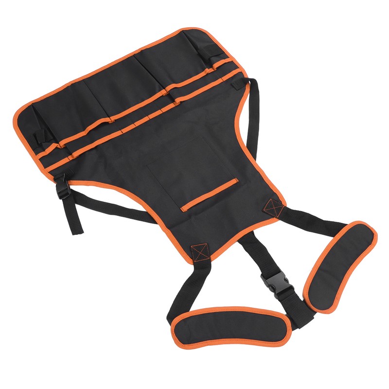 Tool Apron Multiple Pockets Oil Proof Waterproof Oxford Cloth Adjustable