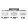 Chrome Hub Cap Covers for Semi Truck 8.9" Hub Caps,