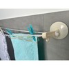 cartrend Caravan Washing Line with 2 Suction Cups Extendable for