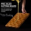 Kikcoin Extra Large Bamboo Cutting Boards, (Set of 3) Chopping